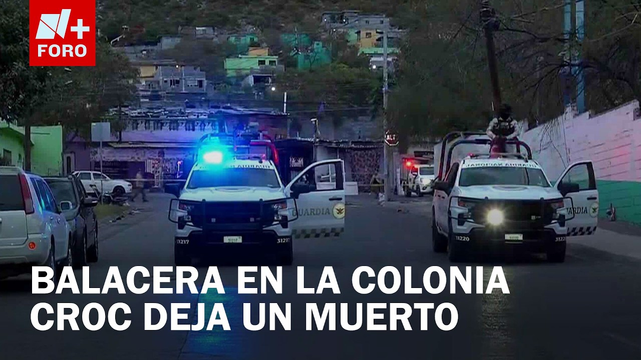 Balacera en Colonia CROC de Monterrey Deja 1 Muerto y 1 Detenido