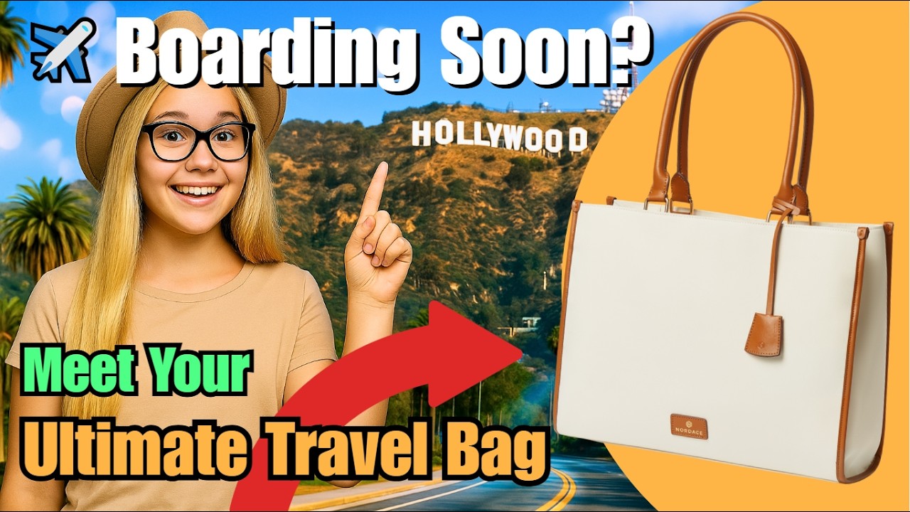 Watch Me Pack This Stylish & Spacious Nordace Tote Bag (ASMR)