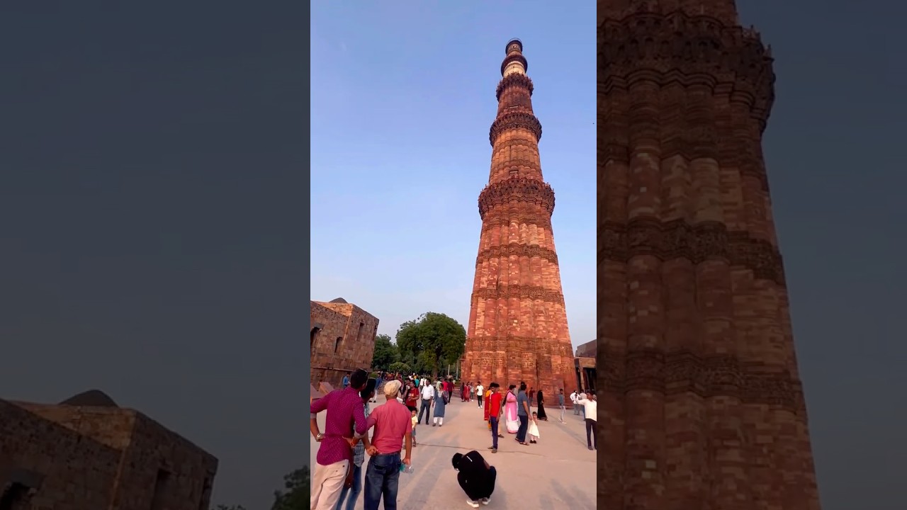 Cultural Immersion at Sunset Inside the Qutub Minar Complex | Delhi, India