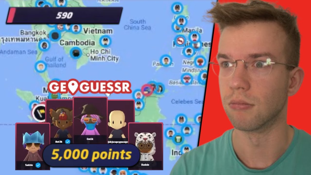 Czy Graf i widzowie pokonają 5 PRO GRACZY w GEOGUESSR? 🤨