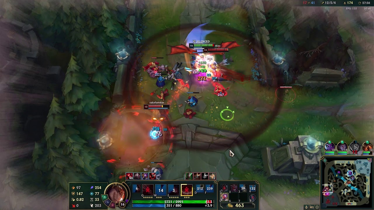 Swain 1v5 Pentakill new items preseason 11