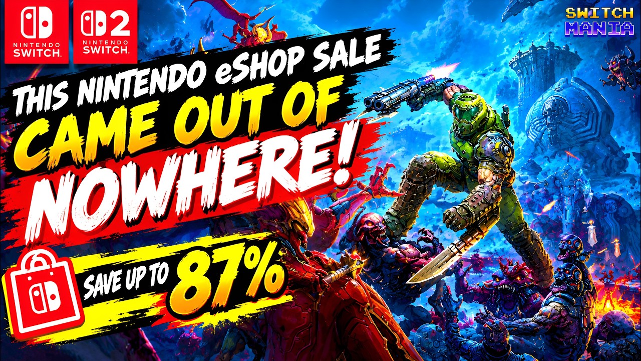Ta wyprzedaż w Nintendo eShop pojawiła się znikąd!
