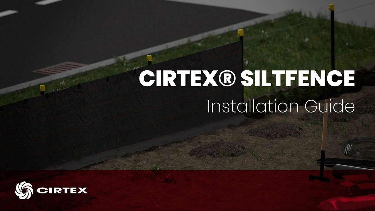 How to build a Silt Fence - Installation Guide
