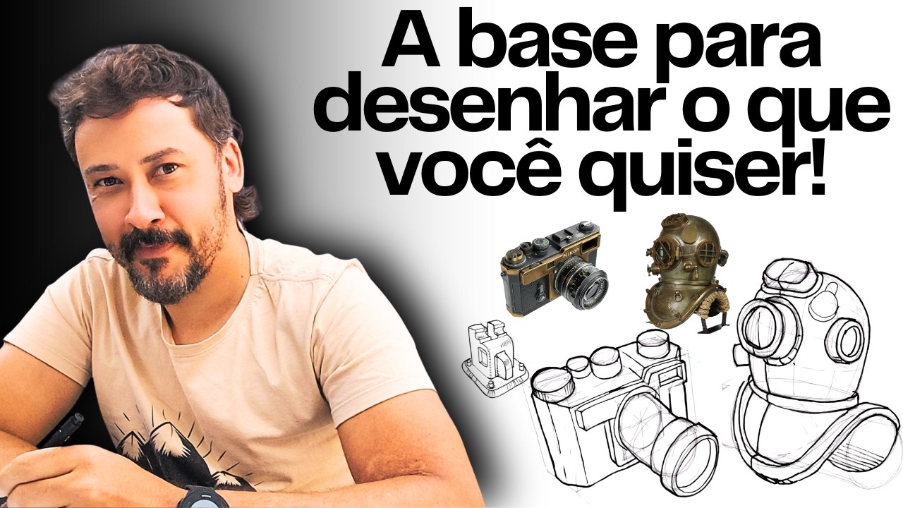 Aprenda a Desenhar Pensando em Volumes e Nunca Mais Trave