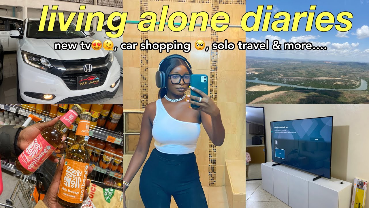 Living Alone Diaries | New tv😍🫠,Car shopping🥺,Flying out for work & Aloooot of shopping!