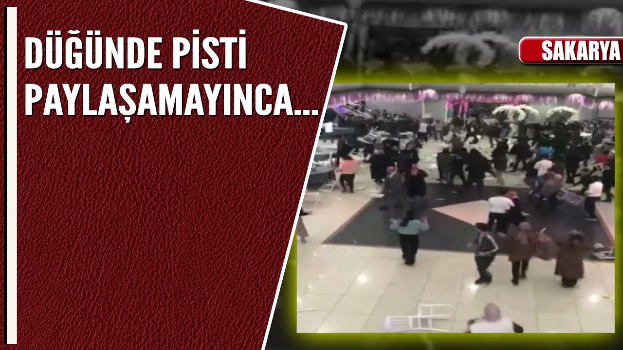 DÜĞÜNDE PİSTİ PAYLAŞAMAYINCA...