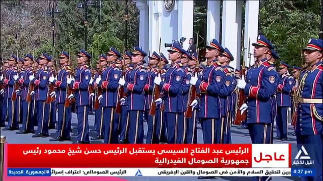 الرئيس عبد الفتاح السيسى يستقبل الرئيس حسن شيخ محمود رئيس جمهورية الصومال الفيدرالية