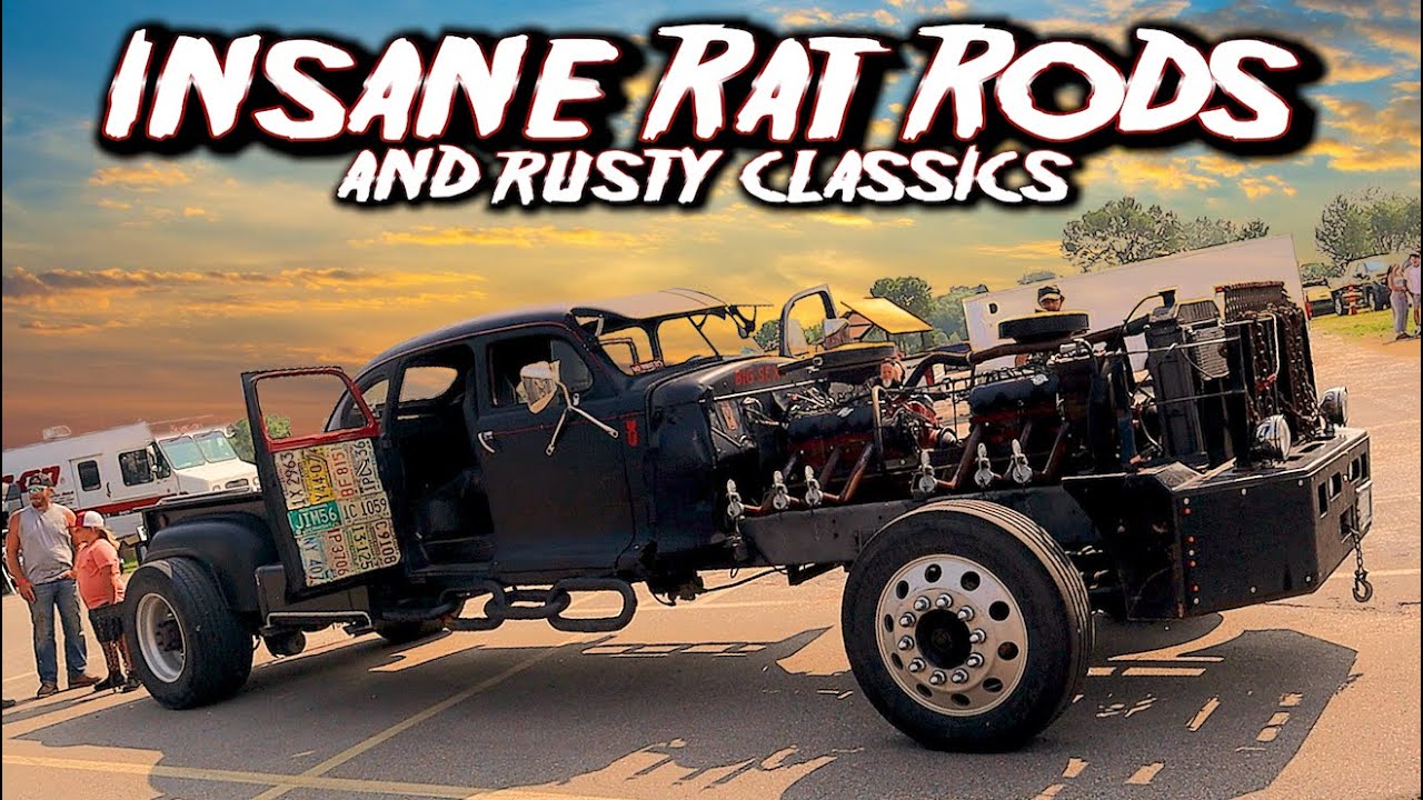 INSANE RAT RODS!!! Rat Rods & Rusty Classic Cars! Classic Cars. Rat Trucks. Extreme Rat Rods. USA!