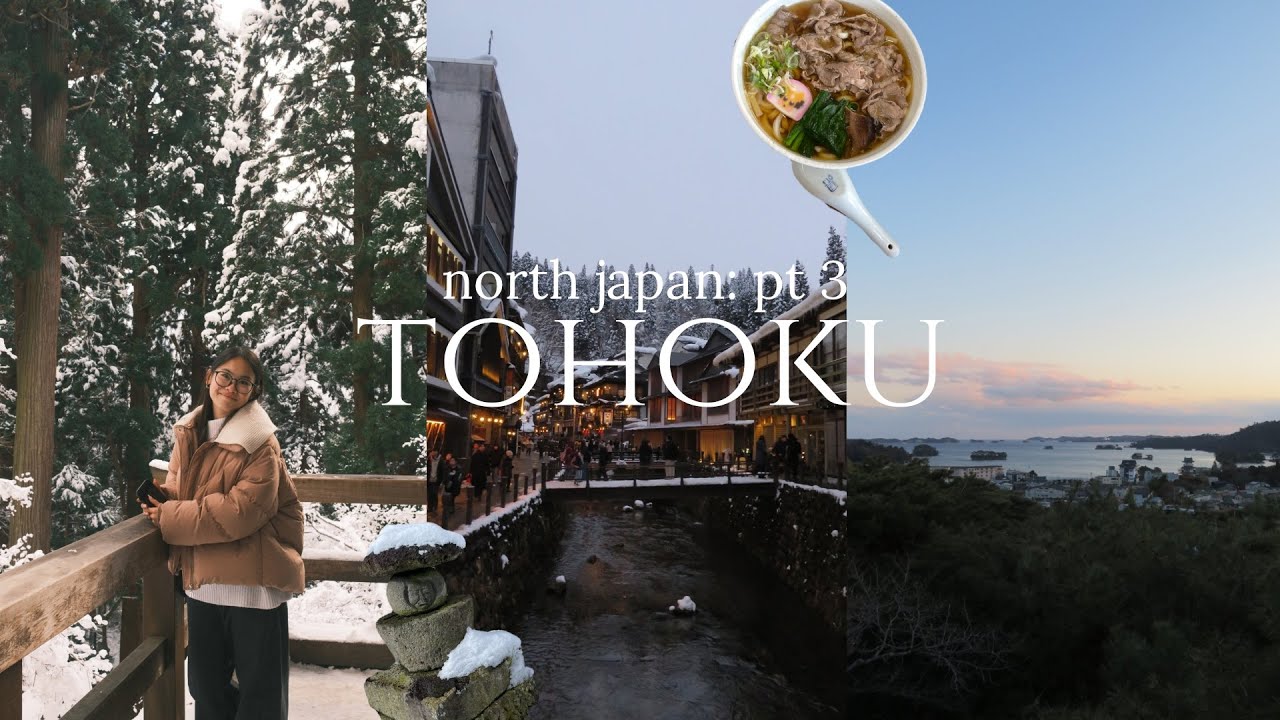 tohoku vlog (north japan series: pt 4) ⋆˚𝜗𝜚˚⋆|| matsushima bay, yamadera, ginzan onsen