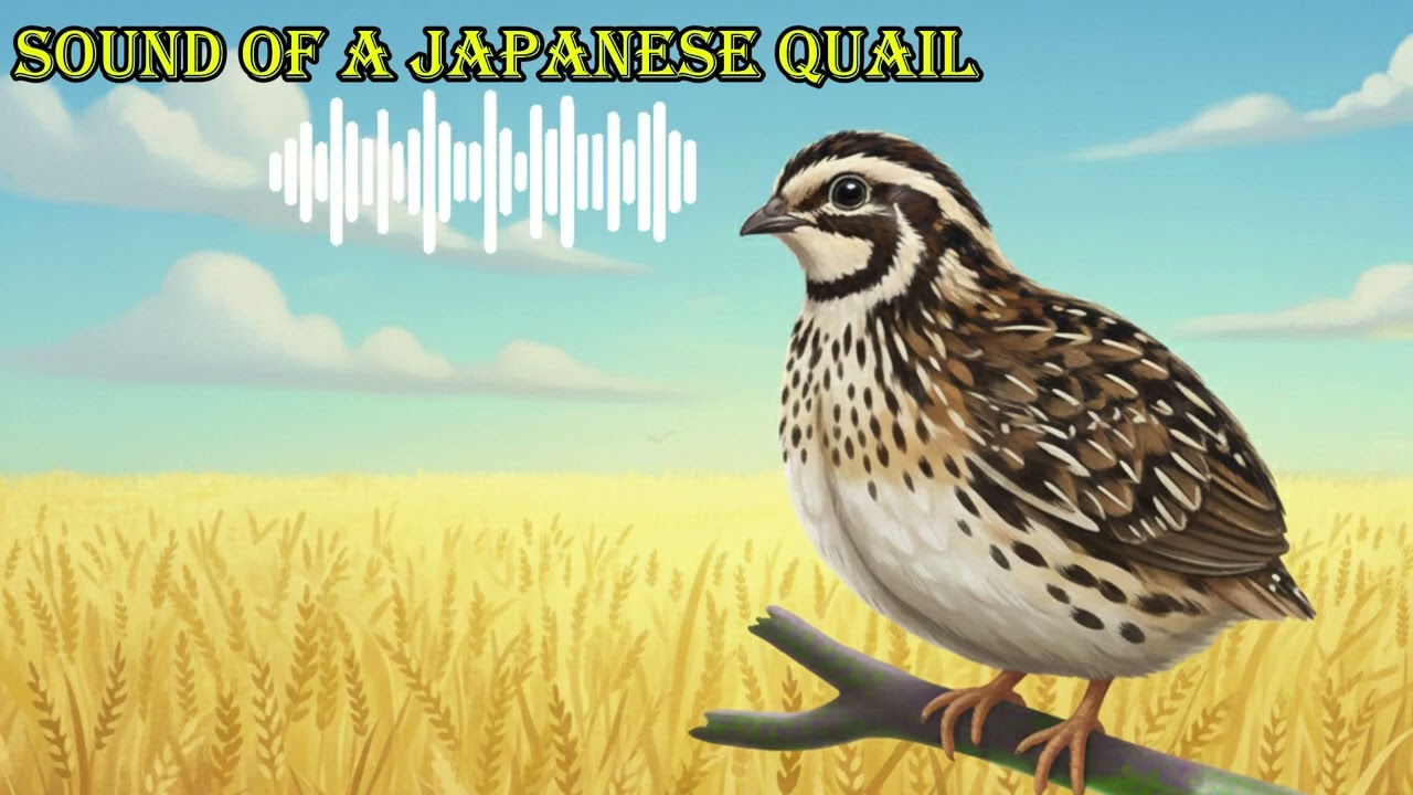 SOUND OF A JAPANESE QUAIL 🔊 What does a japanese quail sound