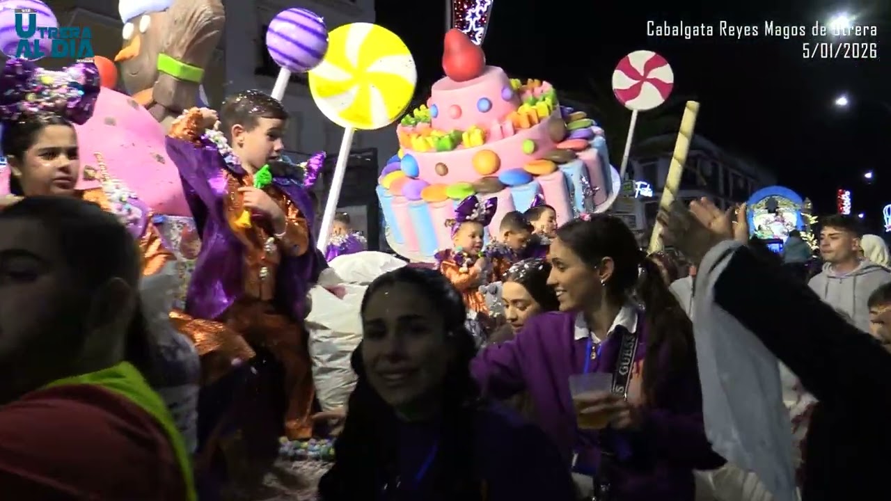 La magia y la ilusión llegó a Utrera con la 49º Cabalgata de Reyes Magos