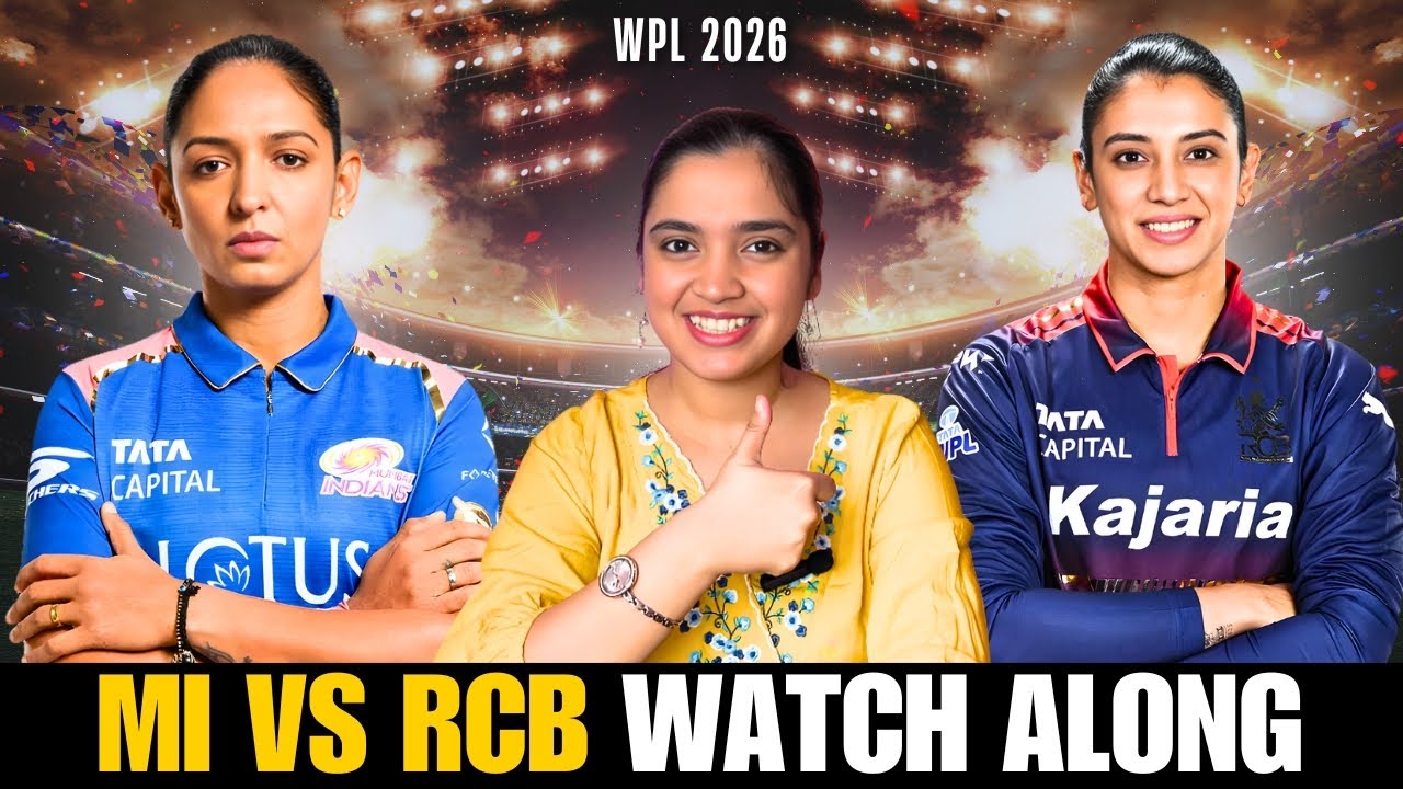 WPL 2026: MI VS RCB WATCH ALONG &mdash; Who Will Win?