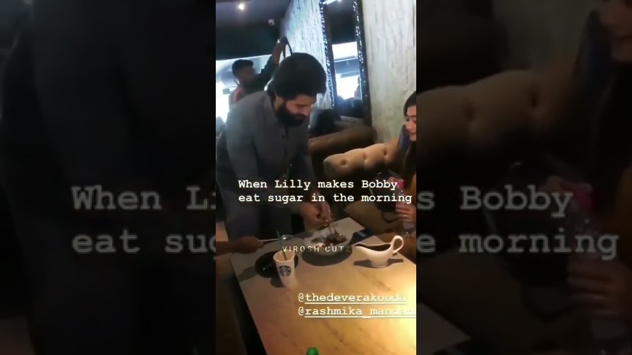 Throwback to Dear Comrade Days 🤯 Rashmika & Vijay Deverakonda Breakfast Fun ❤️ | Behind the scenes