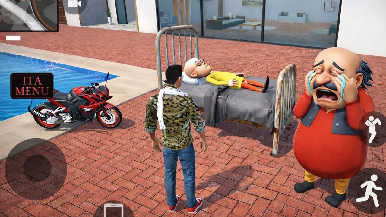 😱 Motu Ko Lagi Goli? 😭 Hospital Scene 🔥 | Indian Theft Auto Simulator Gameplay 🏍️🚑