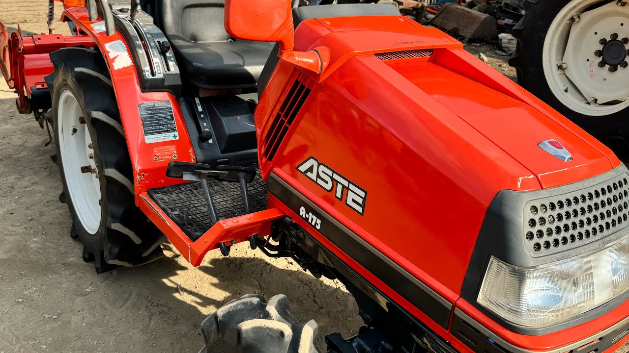 Máy Cày Mini KUBOTA ASTE A-175 Trợ Lực Lái / Hàng Cực Kỳ Hiếm / 📱093.789.2345