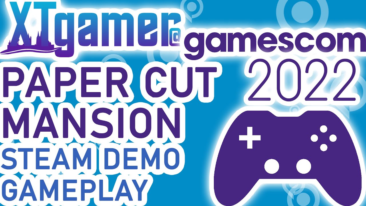 Paper Cut Mansion | Steam Demo Gameplay | post-gamescom Show 2022