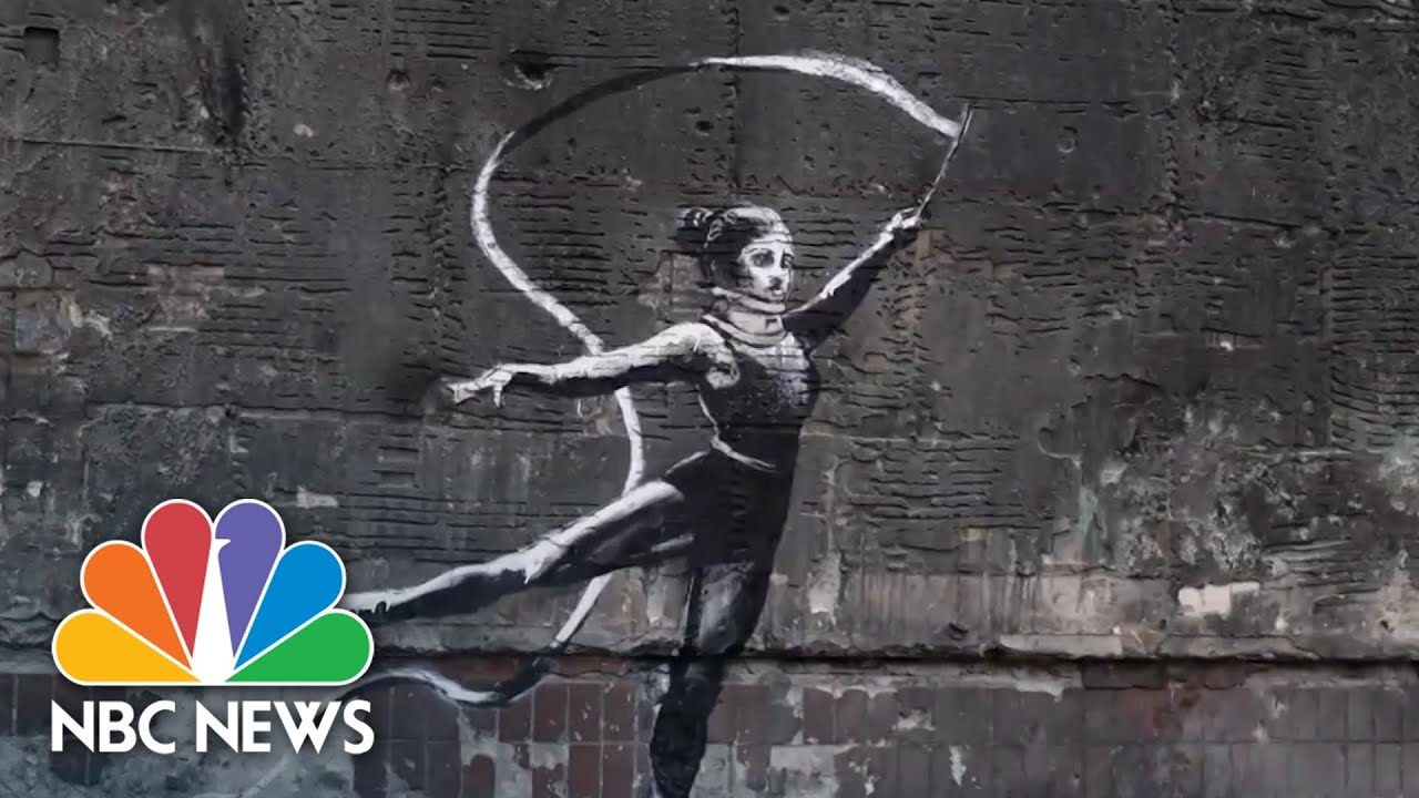 Ukrainians See Hopeful Message In Banksy Artwork