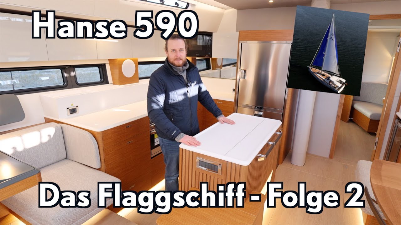Hanse 590 - das Flaggschiff, Folge 2: luxuriöses Wohnen unter Deck