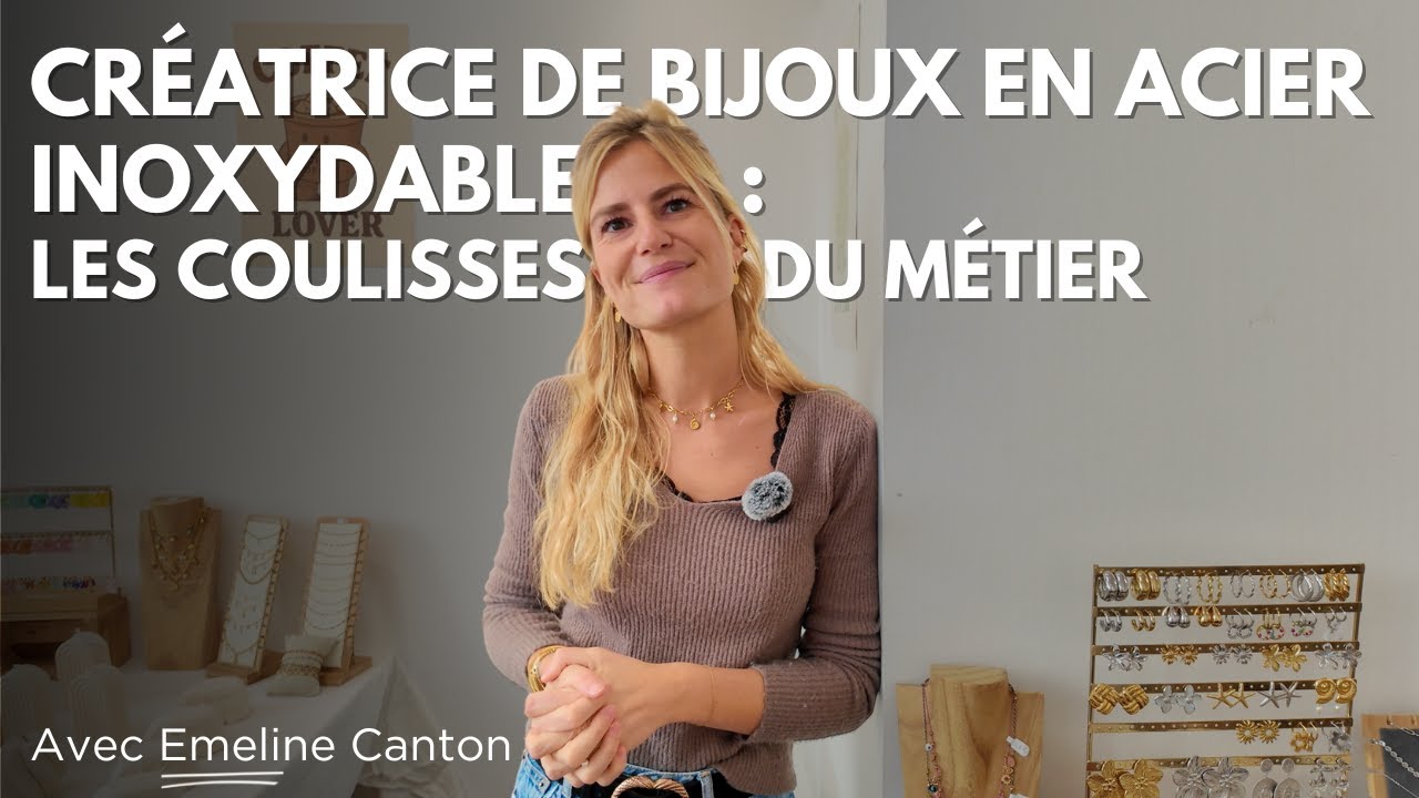 Les coulisses du métier de CRÉATRICE DE BIJOUX EN ACIER INOXYDABLE | Interview - Documentaire