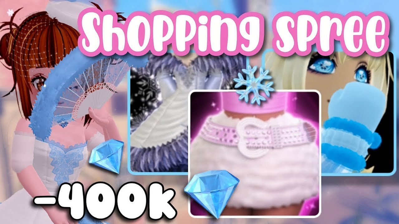 Buying EVERYTHING in the Glitterfrost shop / Royale High
