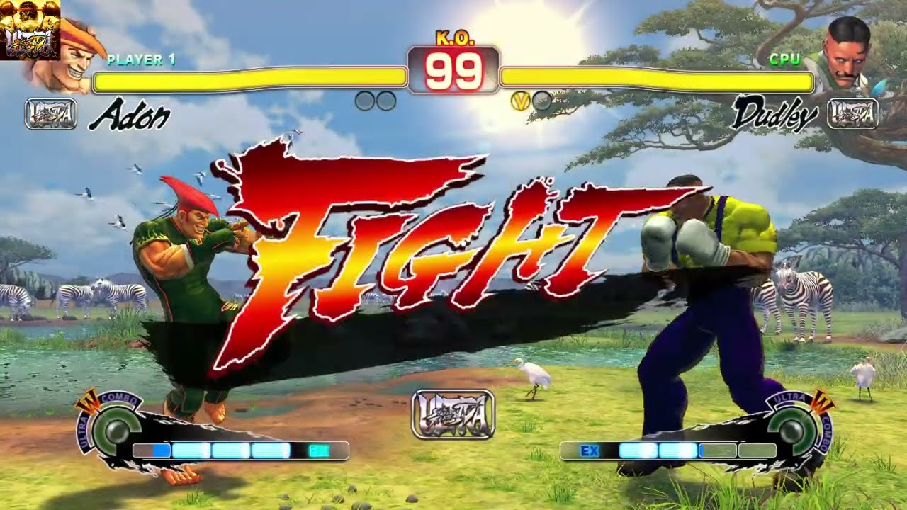 ADON VS DUDLEY アドン対ダッドリーのバトル ULTRA STREET FIGHTER IV