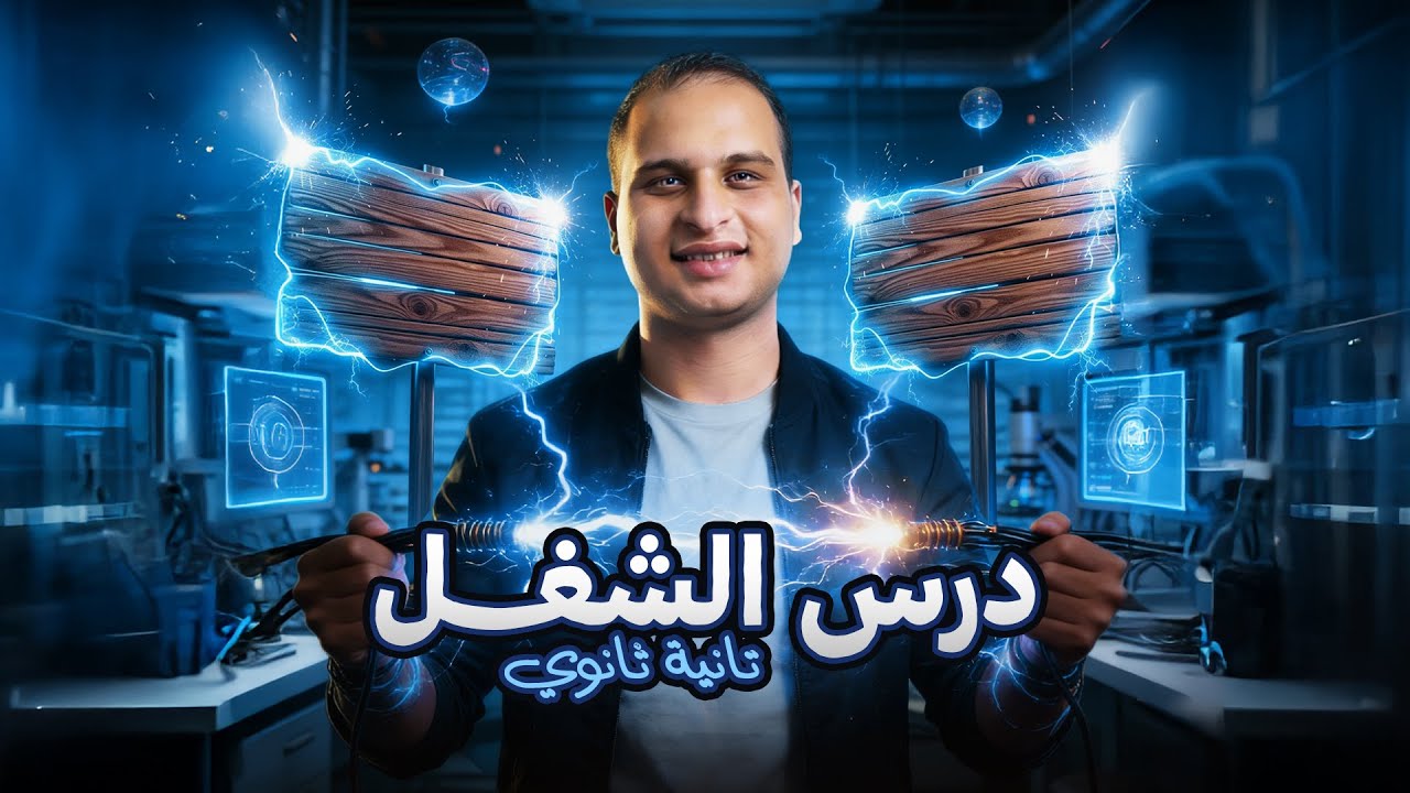 شرح الدرس الأول (الشغل) فيزياء ثانية ثانوي التيرم الثاني 2026