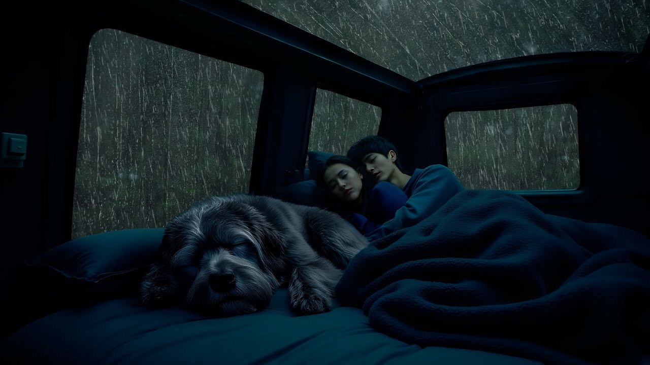 Storm Sounds & Relaxing Piano Music to Put You to Sleep