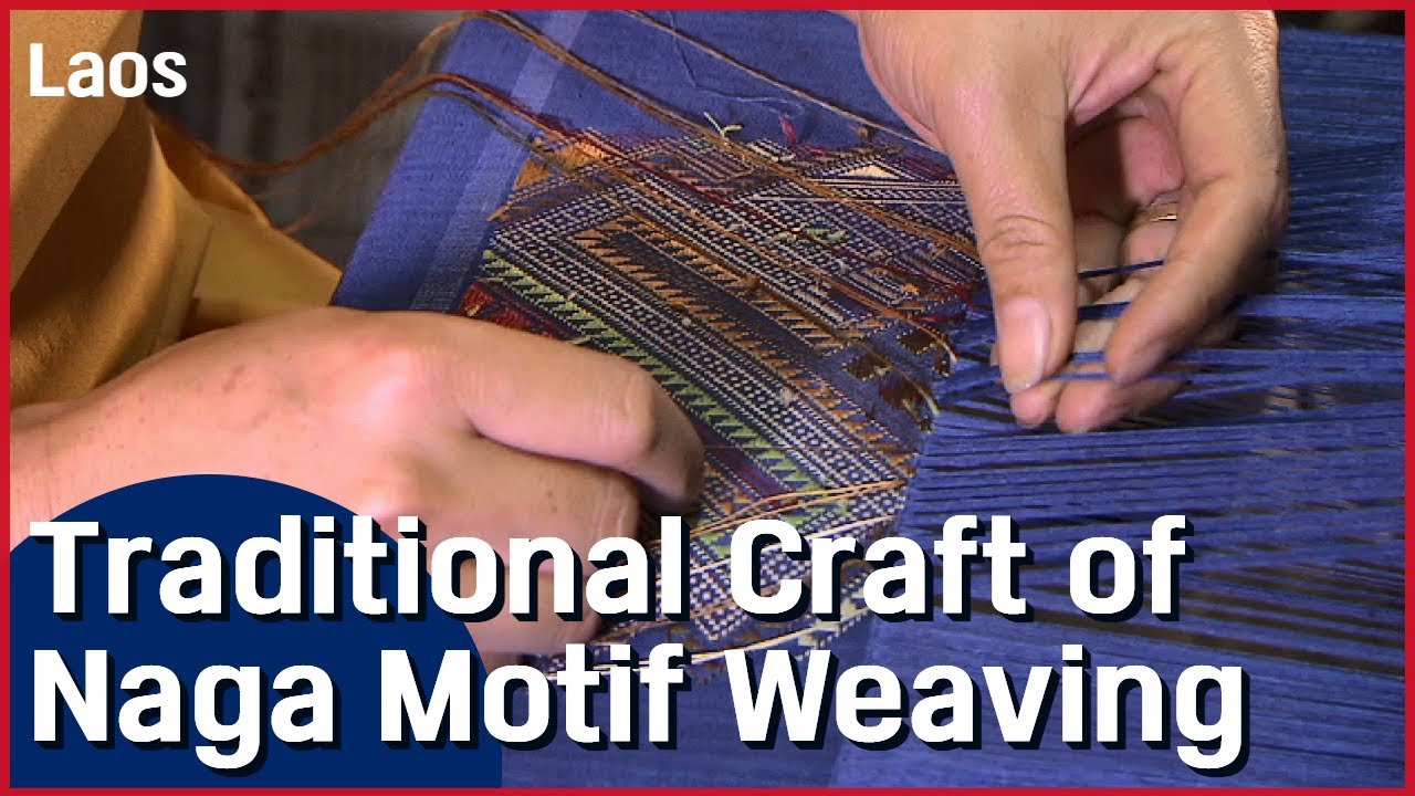 Laos_The traditional craft of Naga motif weaving