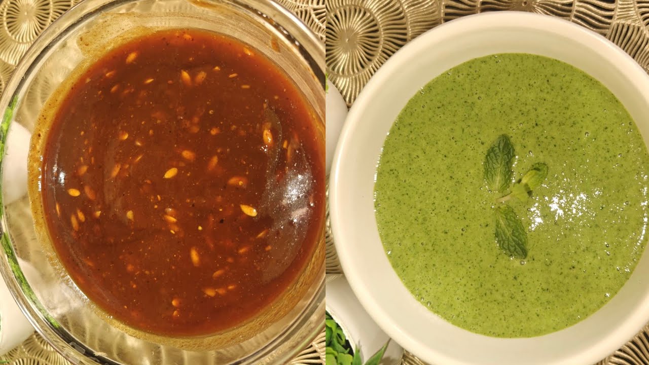 Ramzan Special Chutney recipe// Dhaniya podina ki Green Chutney// Imli ki Khatti meethi Chutney// 