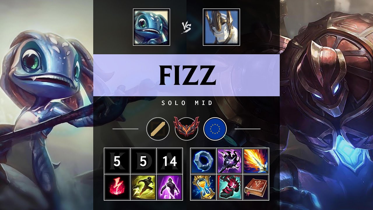 Fizz Mid vs Galio - EUW Grandmaster Patch 25.12