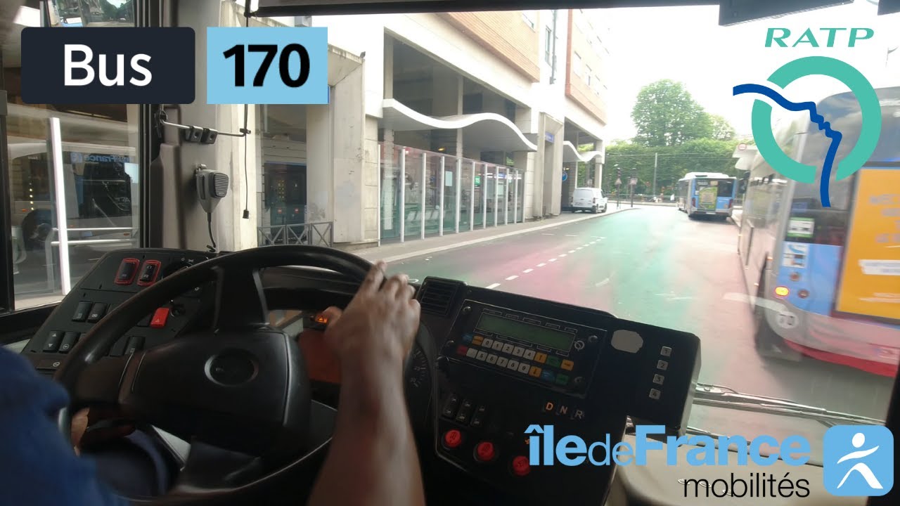 Bus 170 RATP | Porte des Lilas Métro - Gare de Saint-Denis RER - 4K