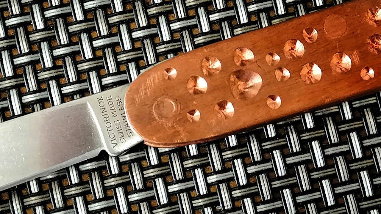 Нож Victorinox Solo Latun' кастом, чудо своими руками.