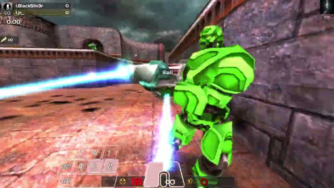 First time trying LG Duels on quake live