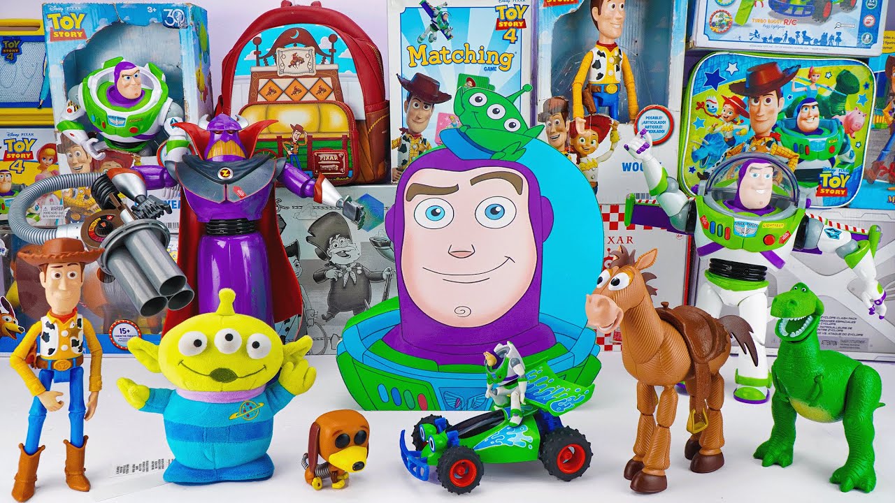 Unboxing Disney Pixar Toy Story toy collection ASMR | Woody & Bullseye & Mystery Buzz Lightyear Box
