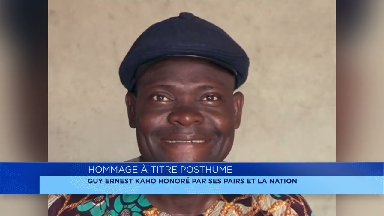 Guy Ernest Kaho  : des hommages à titre posthume