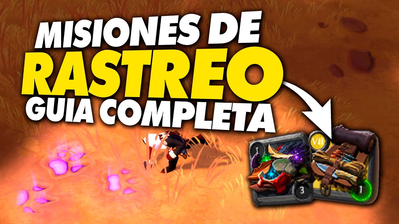 MISIONES de RASTREO 🐾 GUIA COMPLETA 🔥 Albion Online Español