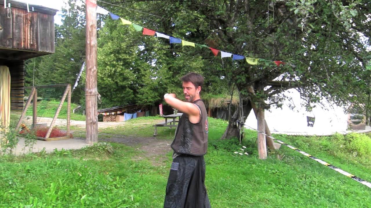 Practicing to make the perfect wave as a group poi tunnel