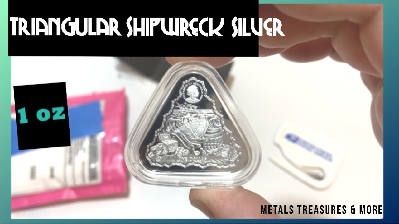 2019 Batavia Shipwreck Triangular 1 oz Silver Coin Unboxing #coins #silver #jmbullion