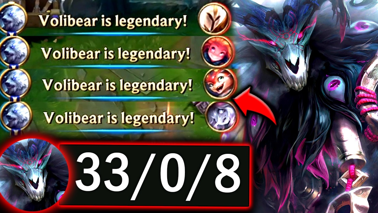 VOLIBEAR TOP IS NEW META! #1 NEW BUILD! (VERY HIGH WINRATE) - 2026 Volibear TOP Gameplay Guide