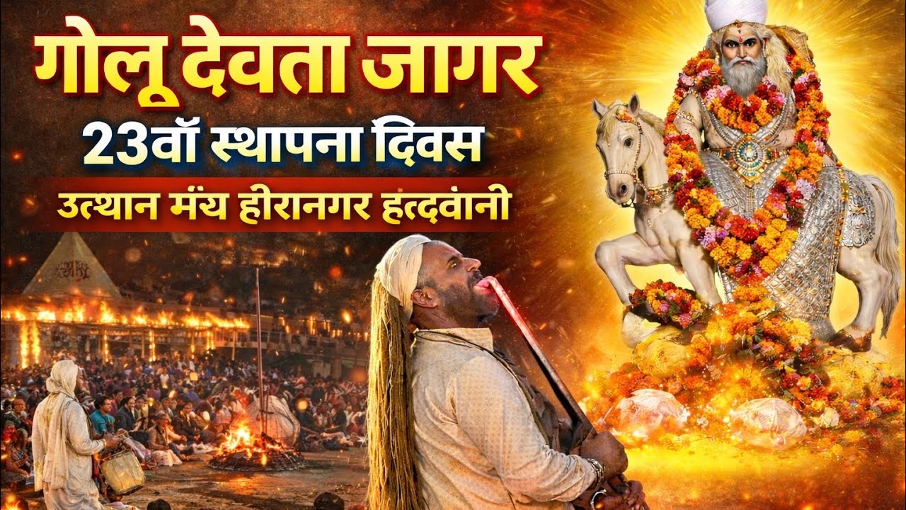 Golu devta jagar//23वाँ स्थापना दिवस उत्थान मंच हीरानगर हल्द्वानी 2026// uttarakhand ki sanskriti 