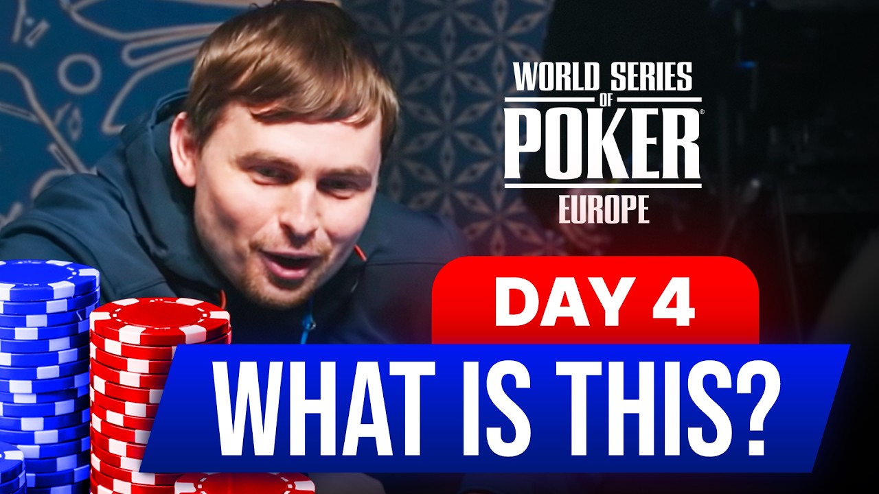 THIS TABLE IS CRAZY | WSOP Europe 26 Day #4