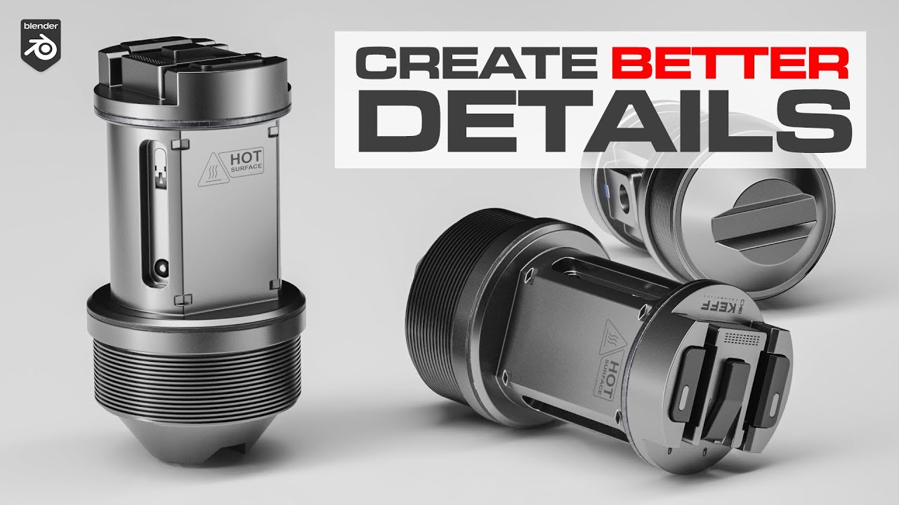 Improve Your Modeling Skills - Blender Hard Surface Tutorial