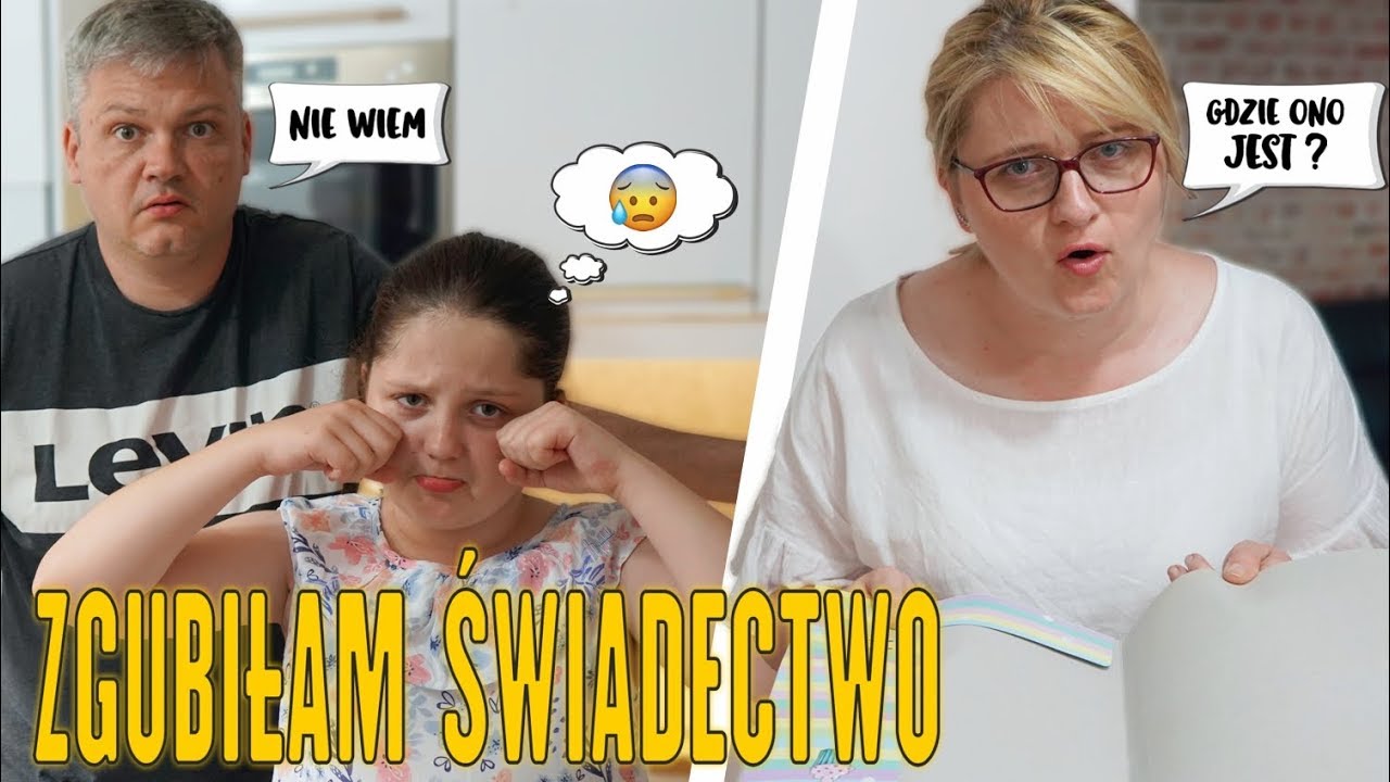 ZGUBIŁAM ŚWIADECTWO 😥 KOSZMARNY POCZĄTEK WAKACJI ❗