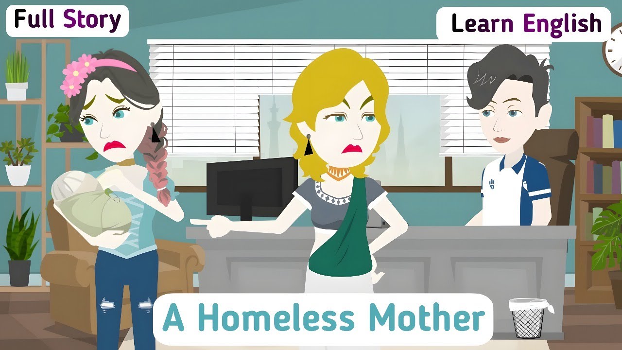 A Homeless Mother: Full Story |  English Simple Stories | Animated Stories | Learn English