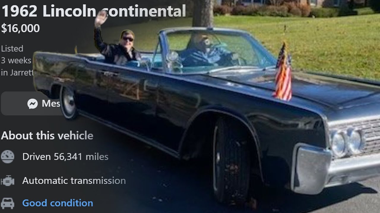 JFK death car for sale on Facebook Marketplace