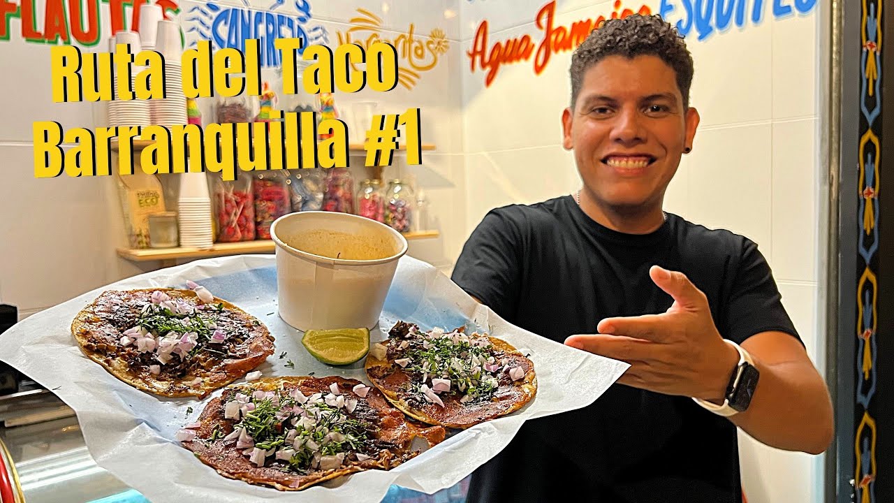 Probando TACOS MEXICANOS en Barranquilla 🌮 La Ruta del Taco Colombia