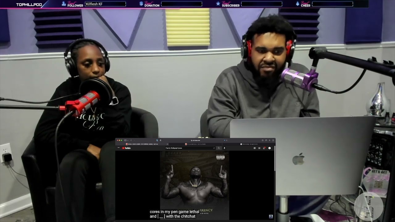 REACTING TO KHALIGRAPH JONES - FLEE (OFFICIAL TOP HILL REACTION)