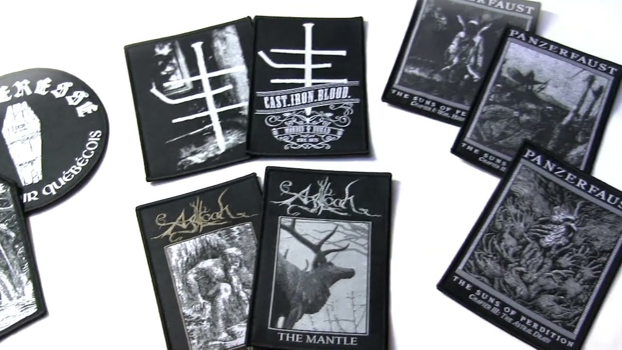 NEW PATCHES: Agalloch, Forteresse, John Haughm & Panzerfaust