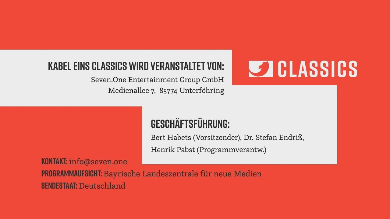 Kabel Eins Classics (DE) - Programmtrailer & Impressum, Januar 2024