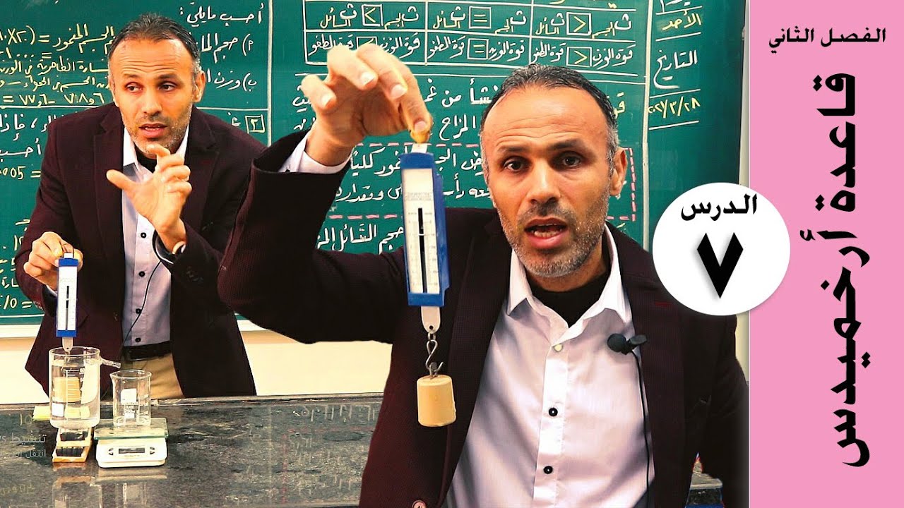 قاعدة أرخميدس I سلسلة تلخيصات العلوم - سابع